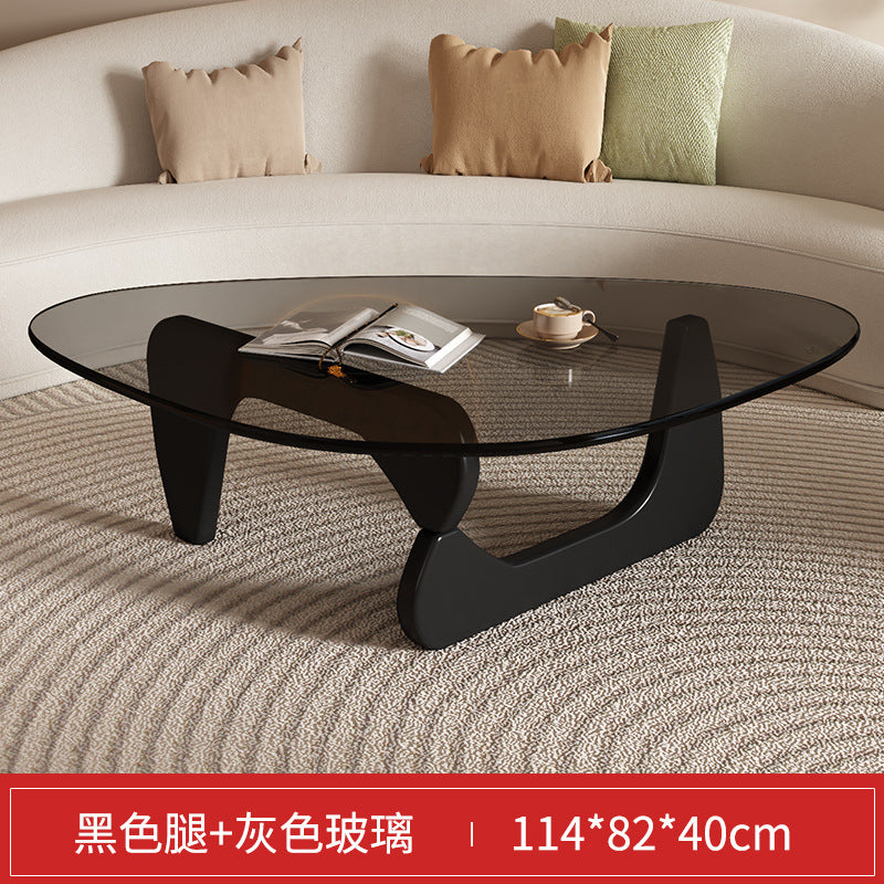 Glass coffee table creative popular coffee table living room for home small apartment modern casualaccessible luxurynormcore small table