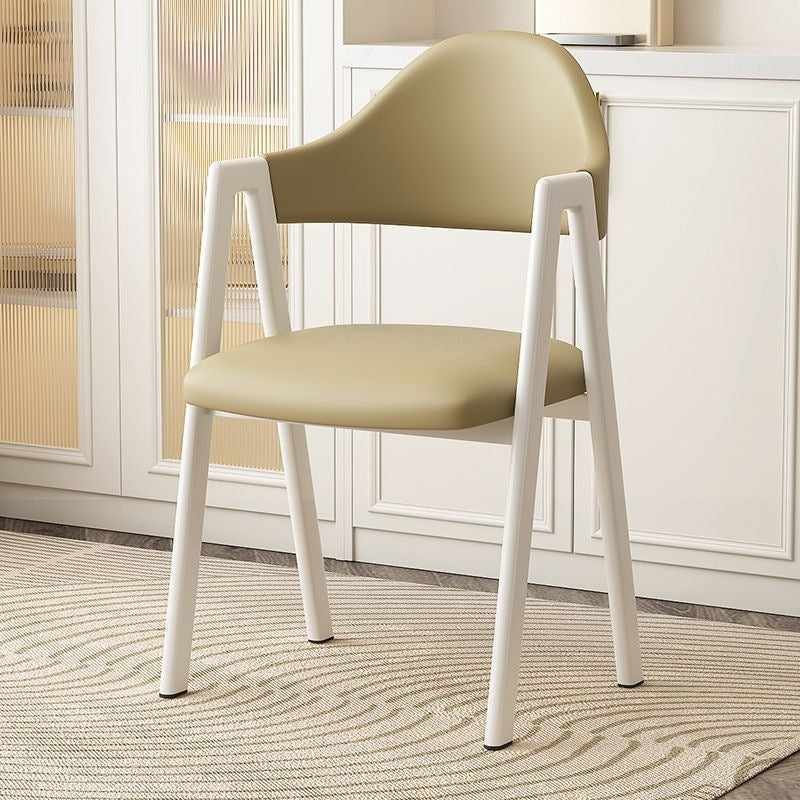 Dining chair home casual modern scandinavian chair bedroom study desk chair casual stool backrest commercial dining table chair