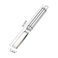 304 stainless steel mango corer - multi-functional mango pitter, fruit snack tool, pineapple peeler & core remover