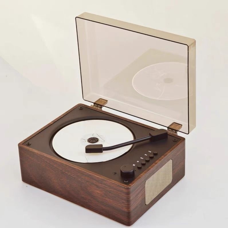 Portable cd player multifunctional all-in-one bluetooth speaker cd album gift player high-fidelity sound stylish goodies