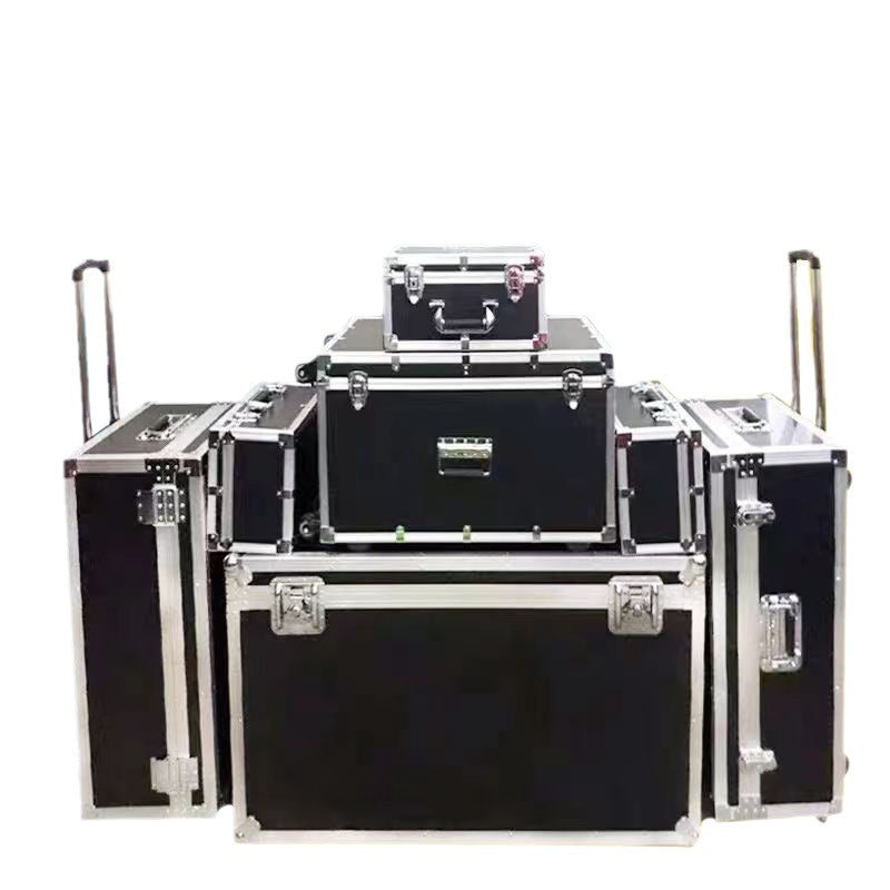 Dongguan aluminum alloy box professional custom aluminum alloy air box equipment instrument transportation box trolley case suitcase