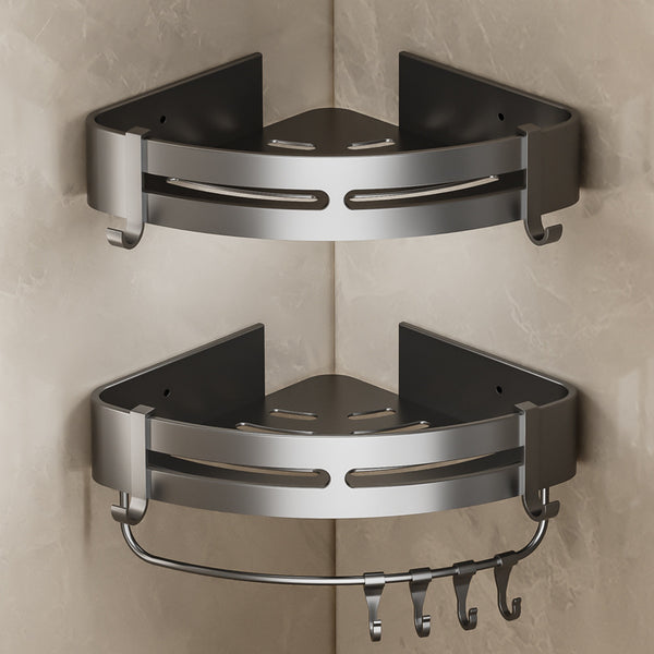 Toilet bathroom rack No punching toilet toilet toilet washstand Wall mounted wall triangular storage shelf