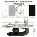 Accessible luxury italian coffee table cream style slate tea table for home living room popular table popular simple rental room coffee table