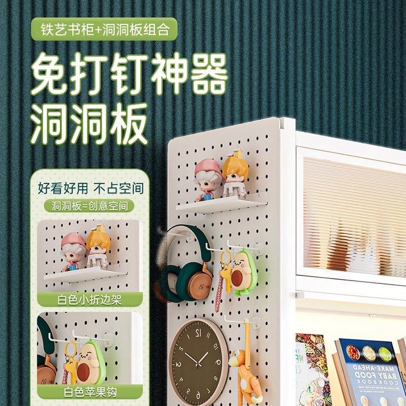Sunlight board bookcase storage side hanging edge hole board accessories kids bookshelf decoration hole board living room storage board