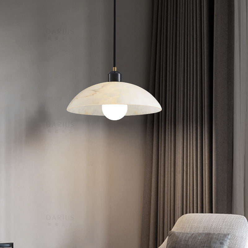 Marble all-copper chandelier modern simple light luxury restaurant chandelier bar light designer creative aisle entry lighting