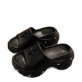 9cm thick sole star slippers women's summer outwear thick sole stomping on shit feeling 2024new arrivalsummer popular sandals