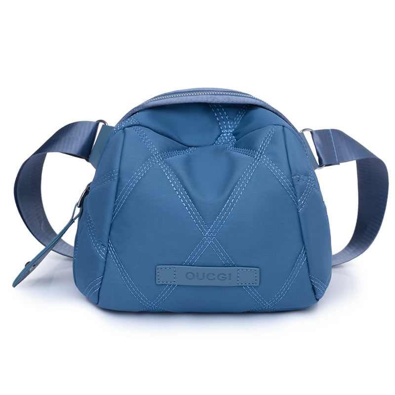 Fashion versatile shell bag women's shoulder bag nylon cloth bag large capacity messenger bag women's bag can be customized with logo printing