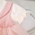 Girls' princess dress -  summer new arrival: stylish round neck short sleeve mesh baby girl party dress