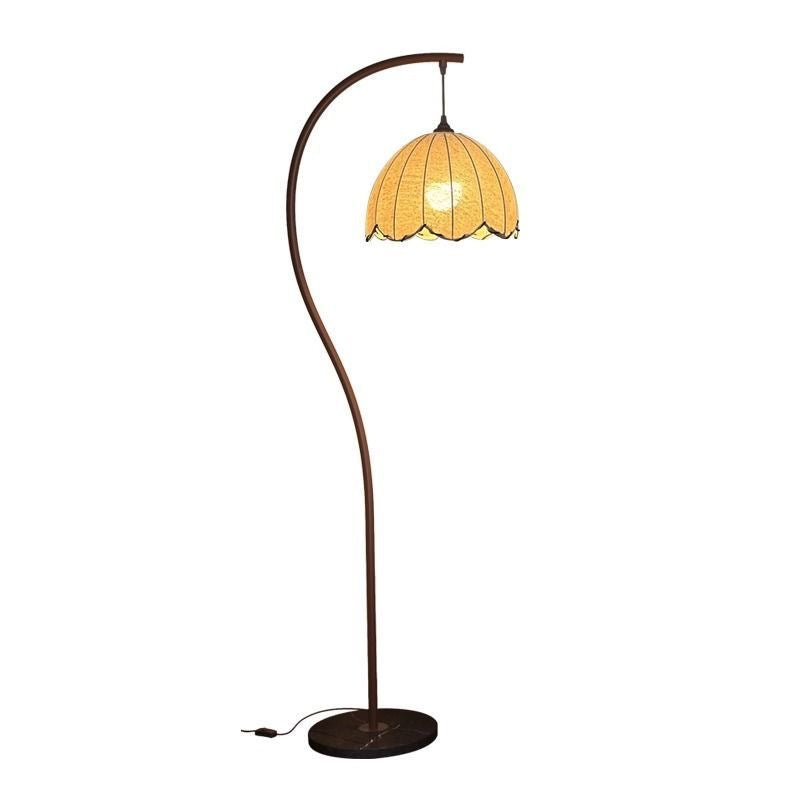 Retro style floor lamp living room sofa side atmosphere medieval wabi-sabi style bedroom study corner floor lamp
