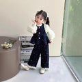 Girls' spring/autumn outfit set -  new stylish korean style three-piece luxury set for baby girls - autumn children's clothing
