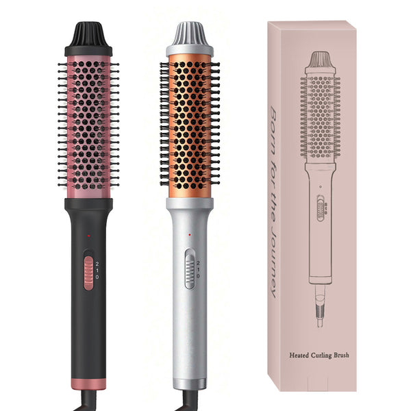Shein popular electric heating comb multi-functional curling iron two-in-one straight curling dual-purpose electric curling comb European standard electrical appliances