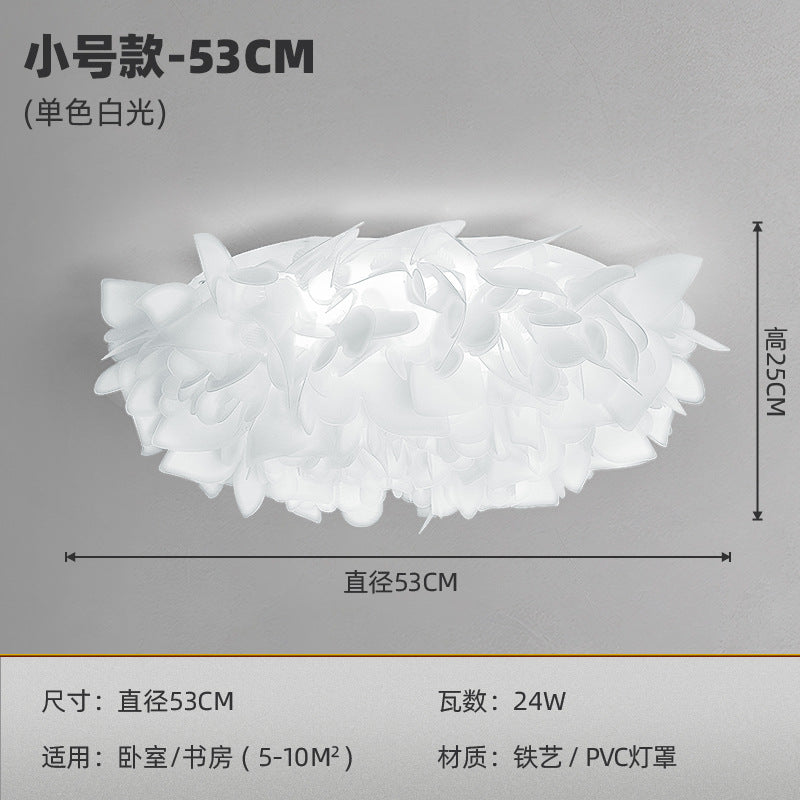 [Strict selection] Bedroom light ceiling light ins Internet celebrity petals 2025 new modern simple Nordic warm lamps
