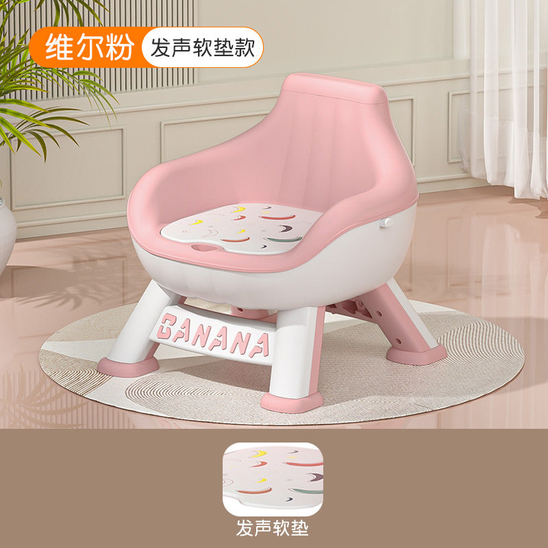 Baby dining chair kids stool baby chair for home small bench backrest seat low chair dining table chair