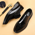 Plus size summer leather shoes for men, 2025 new business formal brogue british casual men's shoes
