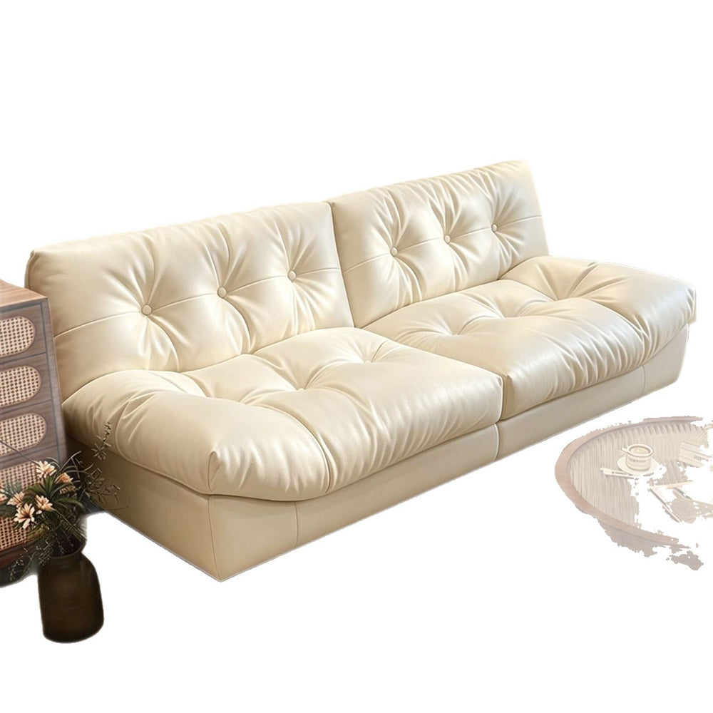 Cloud sofa modern casual living room for home small apartment double casualaccessible luxurypopular cream style fabric sofa