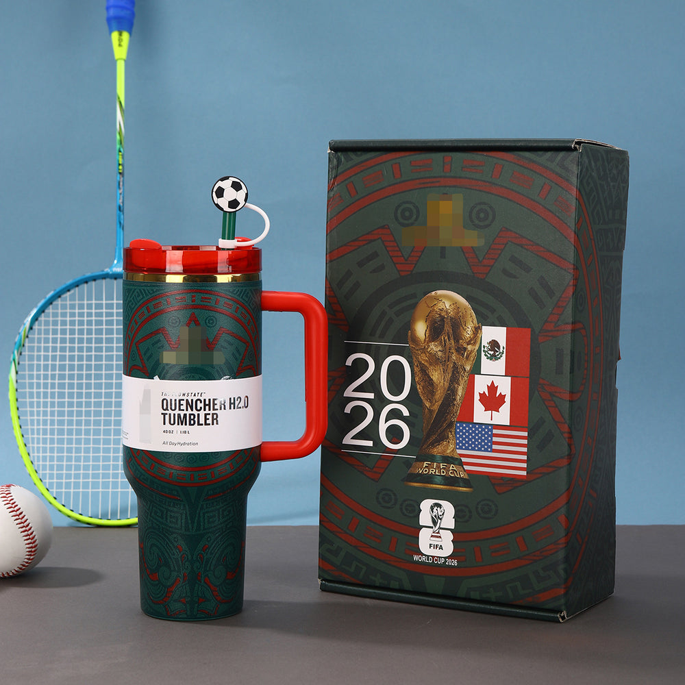 New arrivalfashion big mac ice cup 304 stainless steel stanley vacuum thermos cup office portable straw cup