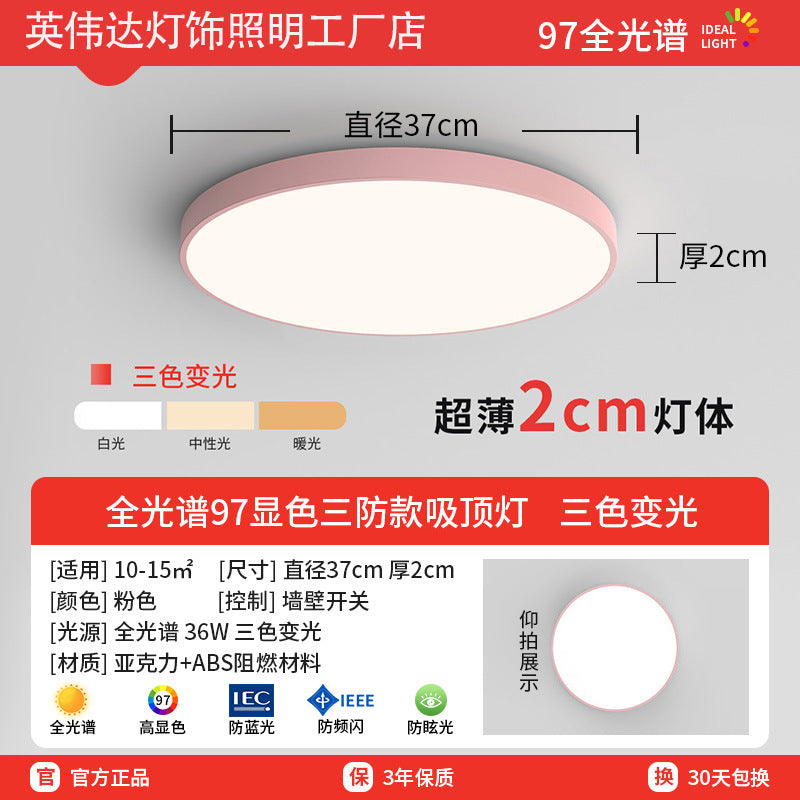 Macaron 1ed ceiling lamp kitchen balcony entrance door entrance lamp corridor aisle round modern casual lamp