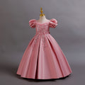 New arrival: satin sequin princess dress for girls - perfect for flower girls, piano recitals, and special occasions