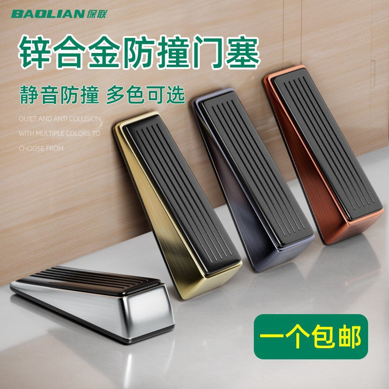 Bao lian door stopper door stopper door stopper door stopper silent door stopper door anti-collision windproof for home silicone door stopper wedge