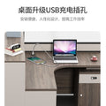 Saint li office desk and chair set - minimalist modern design for finance, staff, and computer workstations with partition