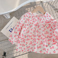 new arrival: 100% cotton girls' blouse - spring/autumn long sleeve, peter pan collar, sweet & korean style baby shirt