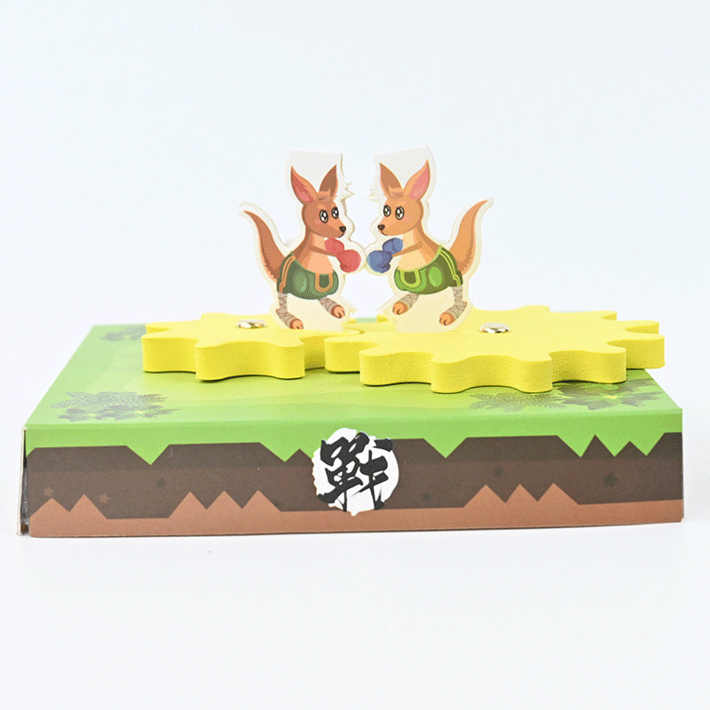 Technology small production competition arena kangaroo gear set kindergarten DIY handmade puzzle steam teaching aids interest