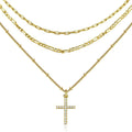 amazon new arrival round paper clip chain pendant necklace women's stainless steel trendyfashionpopular necklace