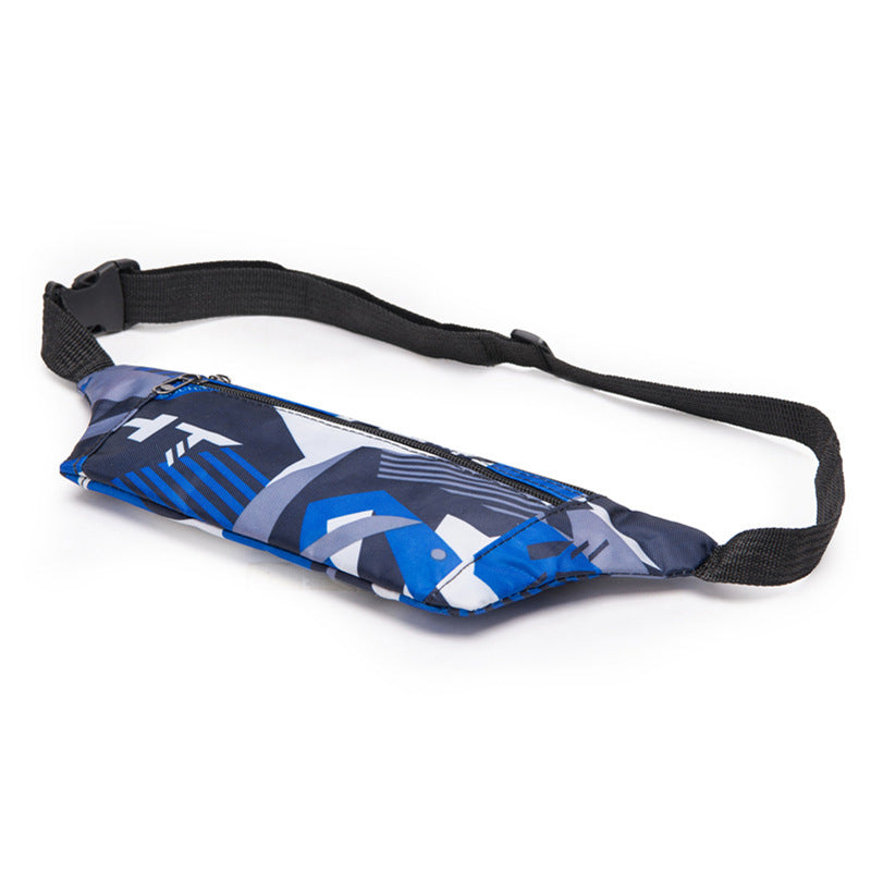 Fanny pack men's ins Japanese trendy brand canvas bag printed breast bag satchel wholesale student sports versatile messenger bag