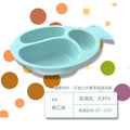 Private label personalized cartoon kids tableware divided plate toddler training lunch box baby food bowl feeding food grade