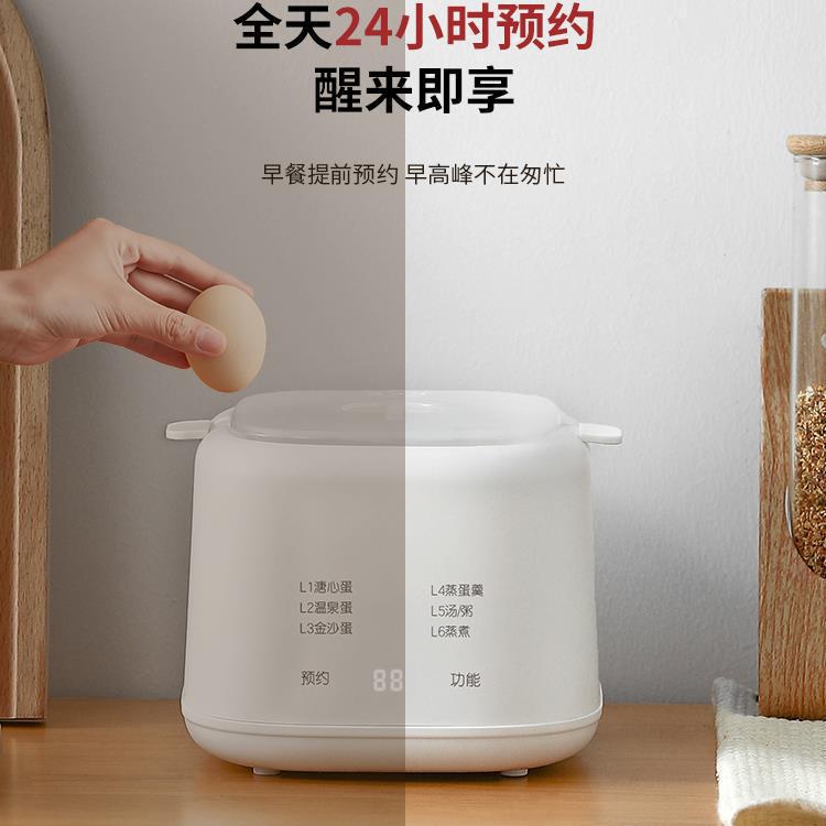 German egg cooker 2025 new model - automatic power-off, home use, compact steamer, fully automatic multifunctional egg cooker