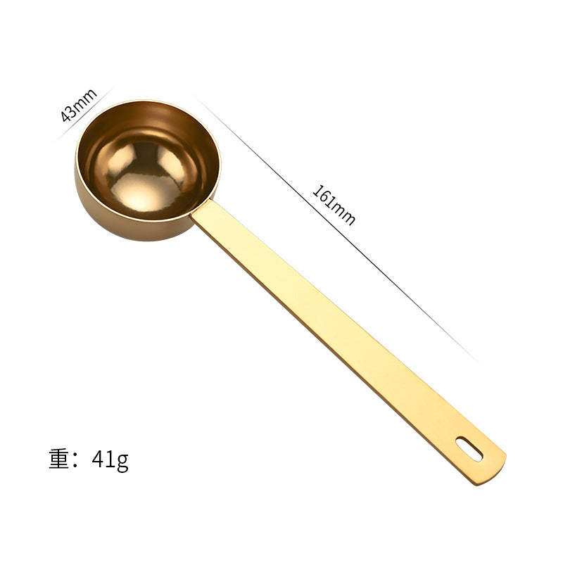 304 stainless steel measuring spoon coffee measuring spoon 5ml15ml30ml fruit powder spoon coffee milk powder baking tool
