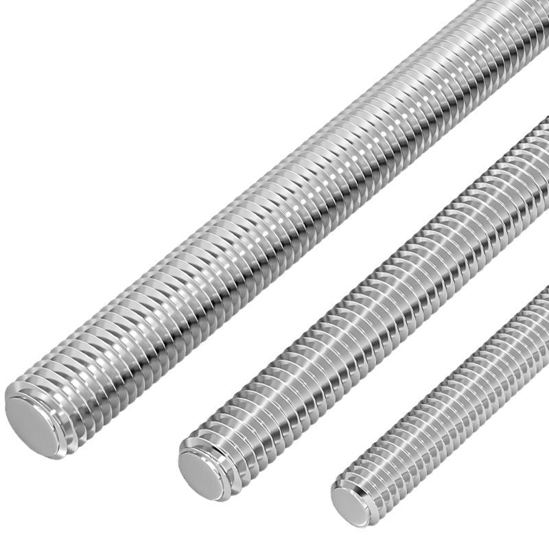 304 stainless steel tooth strip 2 meters 3 meters screw screw 6.8 grade through wire full thread extended extra long thread rod 2m 3m