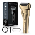 Reciprocating floating head electric shaver - usb quick charge, digital display, full body washable, men's razor - cross-border e-commerce