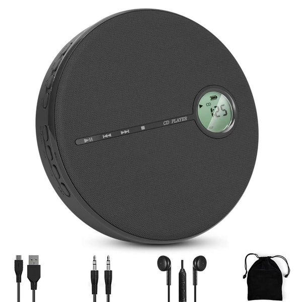 New  fabric portable learning machine bluetooth CD speaker player CD player mp3 album disc