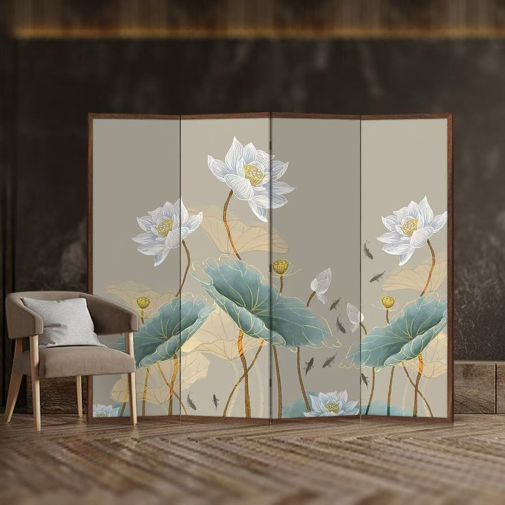 New chinoiserie screen partition office living room restaurant hotel tea room blocking simple modern foldablemovable folding screen