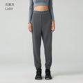Fall and winternew arrivalhigh waistloose running sweatpants women's outwear air layer jogger pantsslimming lookcasual sweatpants daw168