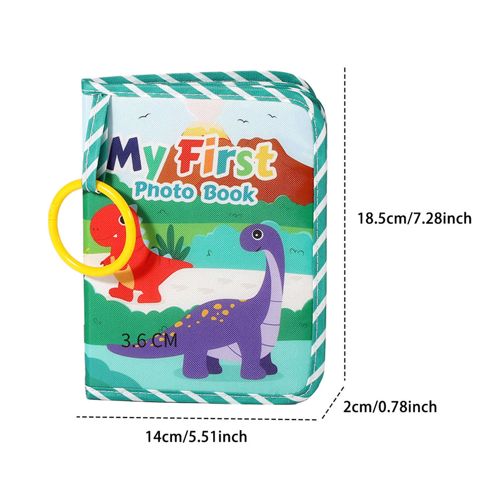 bestseller: baby cloth book - a baby's first photo album, educational early learning interactive toy, newborn keepsake