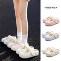 Fleece-lined beanie shoes for women winter 2026 new arrivalthick sole mary jane fur shoes outwear flats slip-on cotton shoes for women