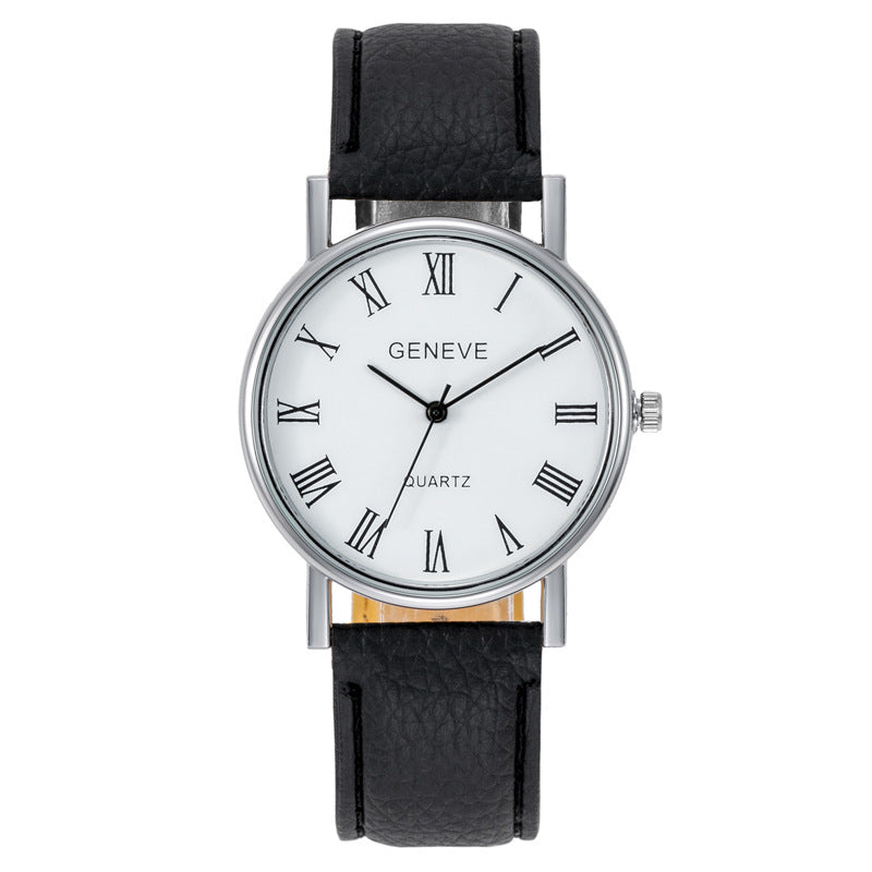 Factory direct roman numeral men's watch - business casual, trendy, and stylish gift watch with dial
