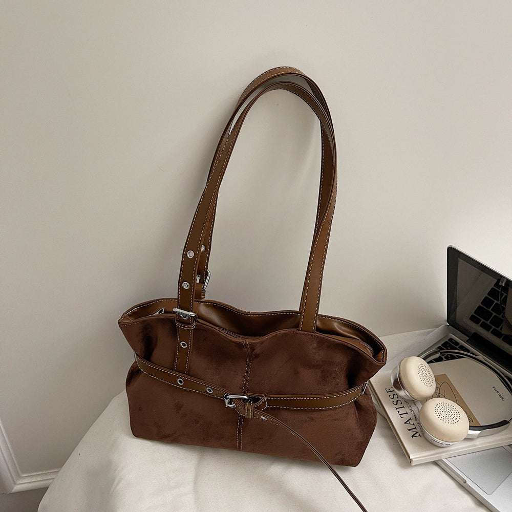 2025 fall/winter new women's bag korean style fashion handbag light luxury elegant underarm bag commuter versatile shoulder bag