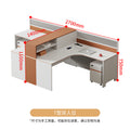 Saint li staff desk employee slot desk card seat casual modern screen financial desk and chair combination