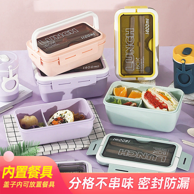Plastic refrigerator food storage container, microwave-safe food grade pp lunch box, rectangular bento box - perfect for packing meals and gifting