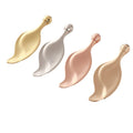 Custom-made leaf-shaped facial massage tool - includes roller ball for lifting, eye care, and facial beauty - metal scraping board
