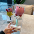 Factory direct, ready-to-ship anti-static smoothing hairbrush. cute cartoon design, perfect for hair styling and massage. portable cushion brush, dropshipping available
