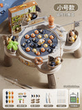 Kids electric magnetic fishing toy board game fishing platform fish pond fishing rod fishing puzzle family boy girl toy