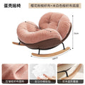 Cherry pink woven fabric + brown cat claw leather bottom pad