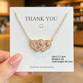 Mother's day bestseller: copper-plated zirconia heart necklace - women's luxury fashion, unique design, perfect holiday gift, choker jewelry