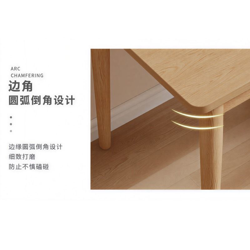 Solid rubberwood desk - home office desk, workstation, study writing desk, computer desk, bedroom study table