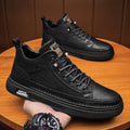 Boots men's shoes spring high-top retro british casual leather shoes classy workwear boots slip-on sneakers trendy shoes