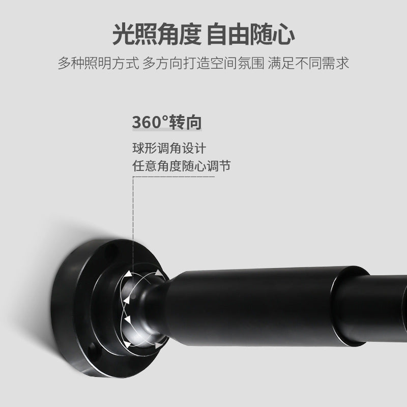 Three pine skyline steel strip light led light with line light linear light living room villa lamp without main light lighting